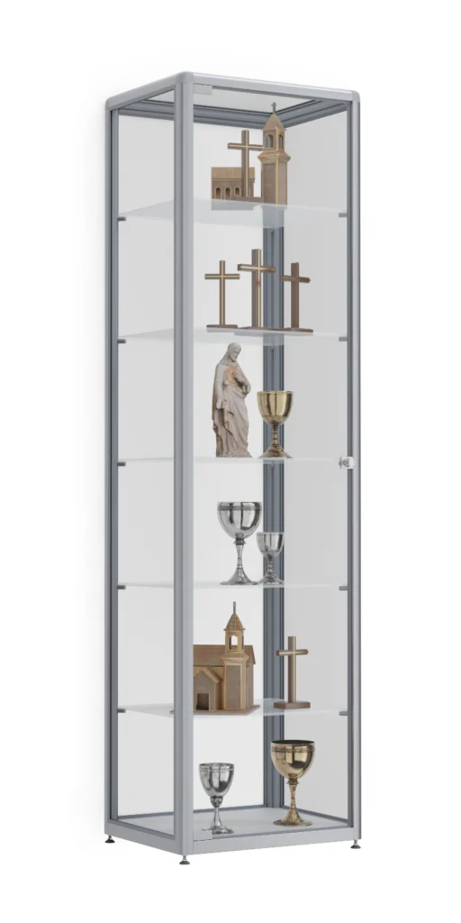 stojąca witryna do kościoła